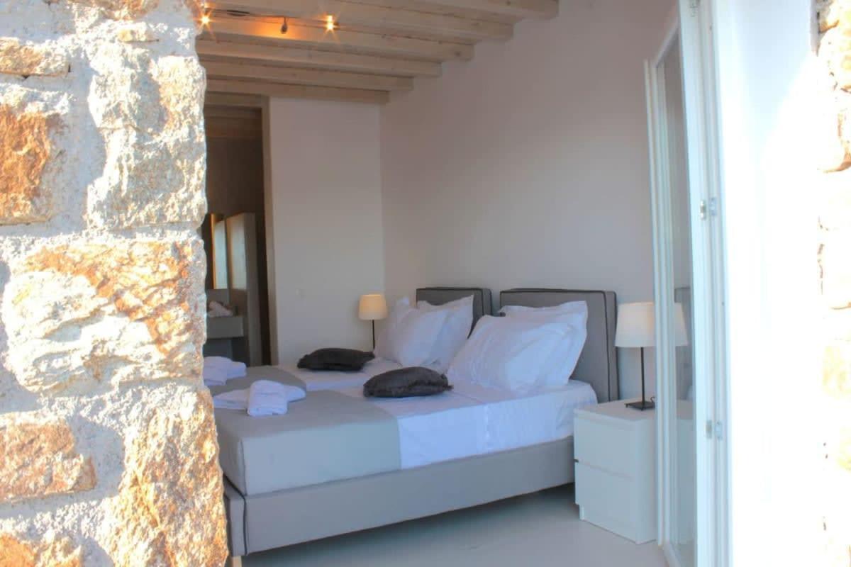 Mykonian Luxury Light Blue Villa With Private Pool Kalafatis Exterior photo